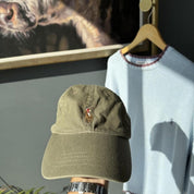 Khaki Polo Ralph Lauren Embroidered Cap - Threads Uncovered