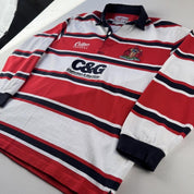 Late 1990s Cotton Traders Gloucester Rugby Polo Shirt L - Threads Uncovered