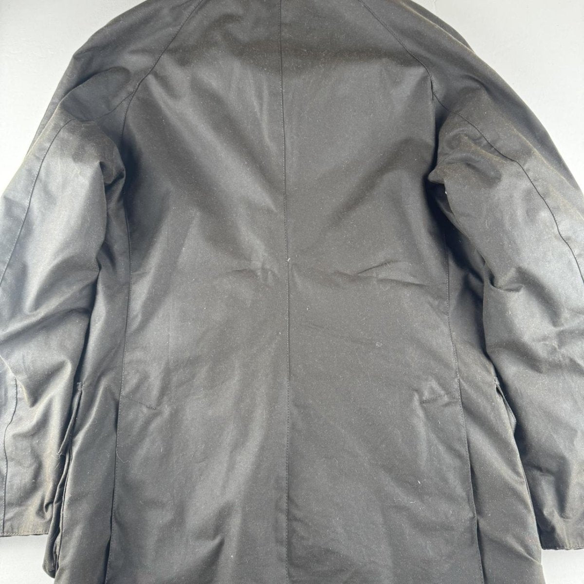 Like New Dark Brown Barbour Ashby Wax Jacket with Corduroy Collar S - Threads Uncovered