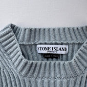 Mens Stone Island FW 2004 Thick Ribbed Woolen Knitten Sweatshirt S - Threads Uncovered