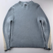 Mens Stone Island FW 2004 Thick Ribbed Woolen Knitten Sweatshirt S - Threads Uncovered