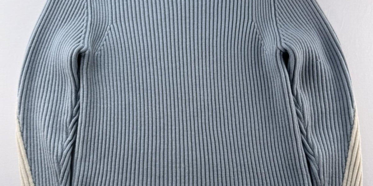 Mens Stone Island FW 2004 Thick Ribbed Woolen Knitten Sweatshirt S - Threads Uncovered
