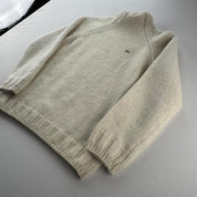 Mid 1990s Burberry Womens Woolen Turtleneck Jumper 6-8 - Threads Uncovered
