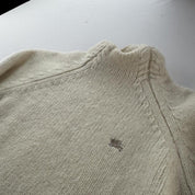 Mid 1990s Burberry Womens Woolen Turtleneck Jumper 6-8 - Threads Uncovered