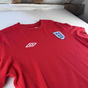 Mid 2010s Umbro England Cotton T Shirt L - Threads Uncovered