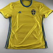 Modern Adidas Sweden Home Jersey L - Threads Uncovered