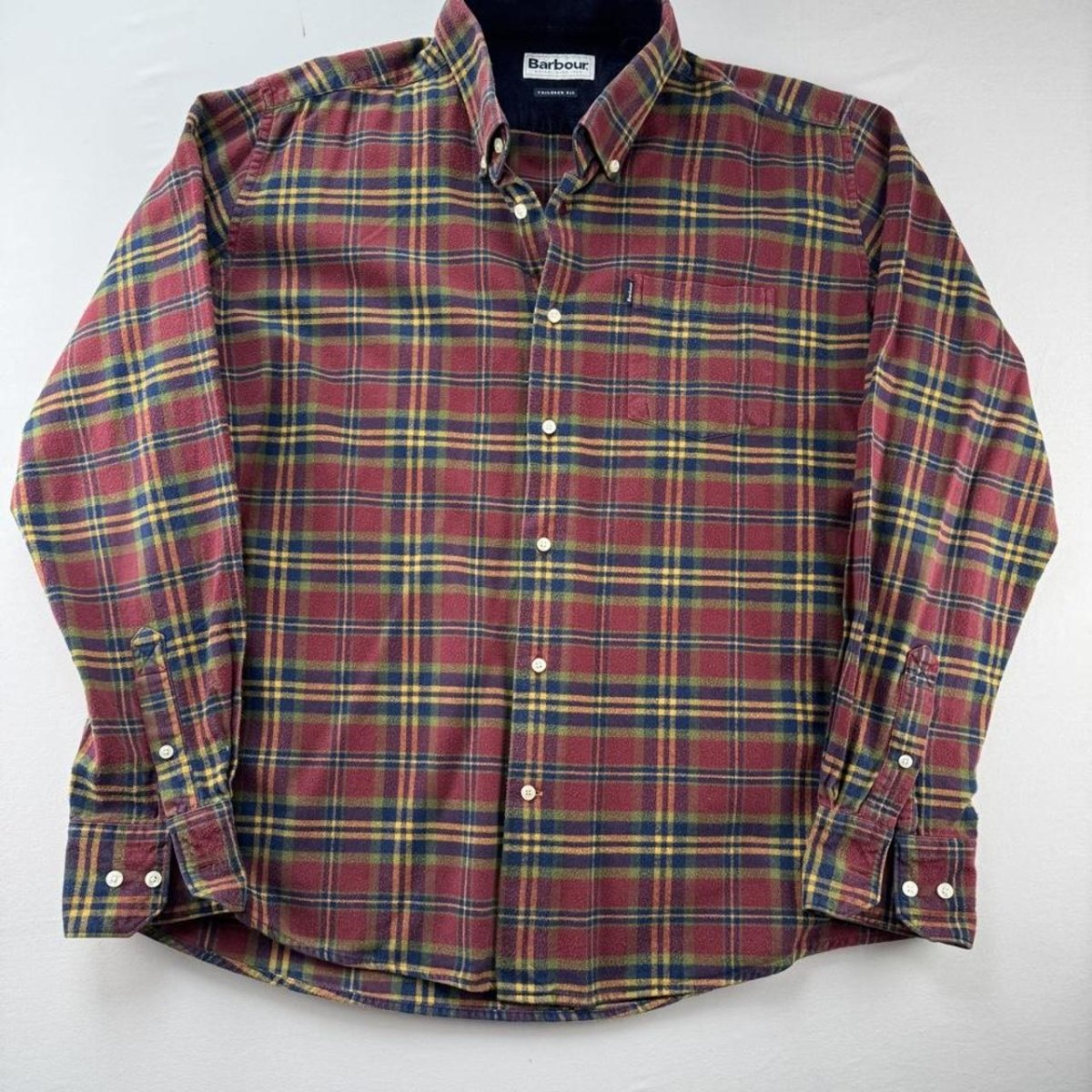 Modern Barbour Button Down Plaid Shirt XL - Threads Uncovered