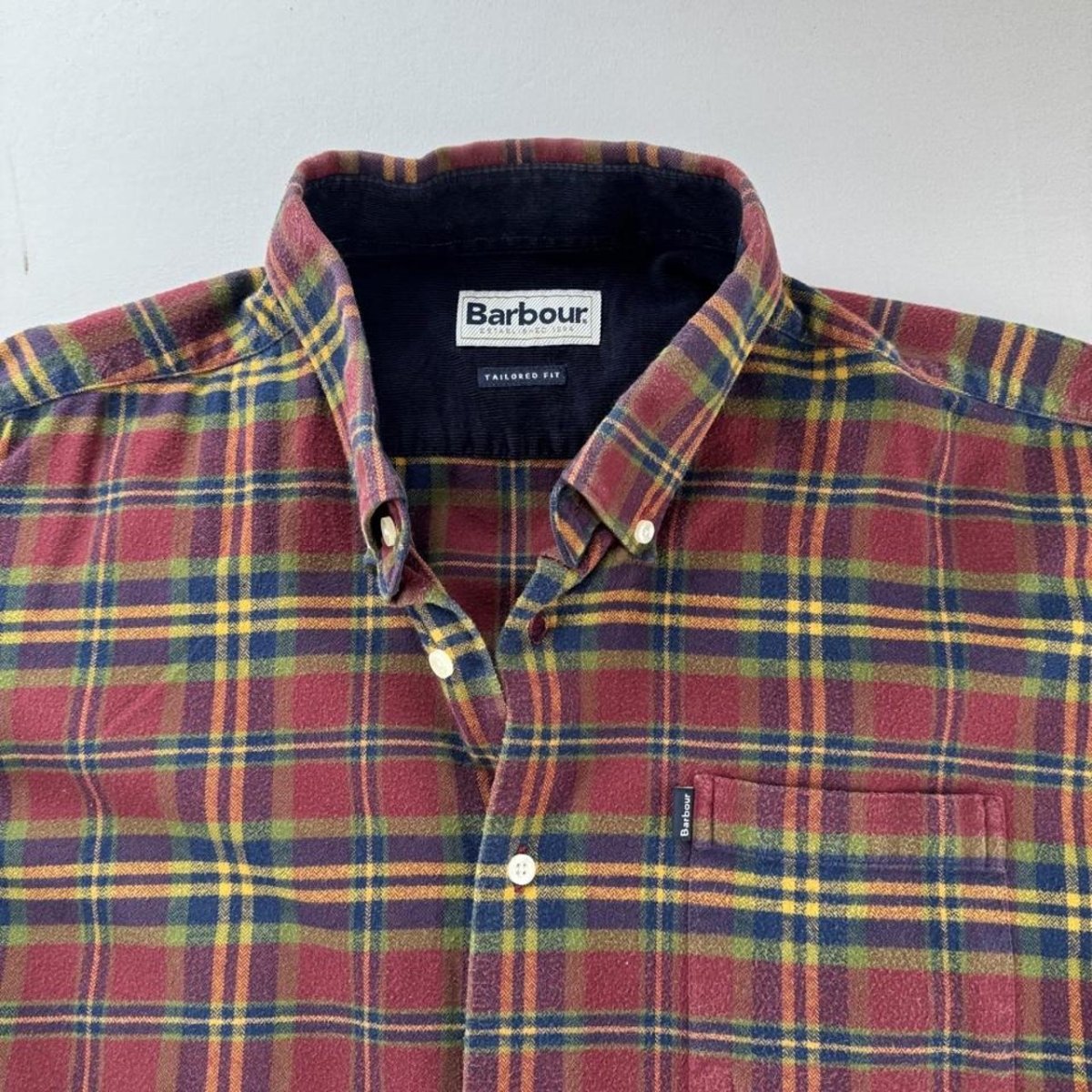 Modern Barbour Button Down Plaid Shirt XL - Threads Uncovered