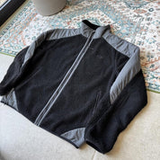 Modern Oakley Sherpa Embroidered Spellout Fleece Jacket L - Threads Uncovered