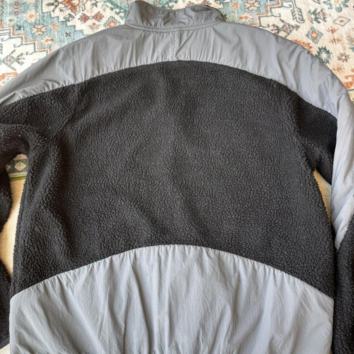 Modern Oakley Sherpa Embroidered Spellout Fleece Jacket L - Threads Uncovered