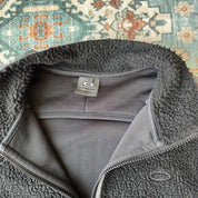 Modern Oakley Sherpa Embroidered Spellout Fleece Jacket L - Threads Uncovered
