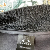 Modern Oakley Sherpa Embroidered Spellout Fleece Jacket L - Threads Uncovered