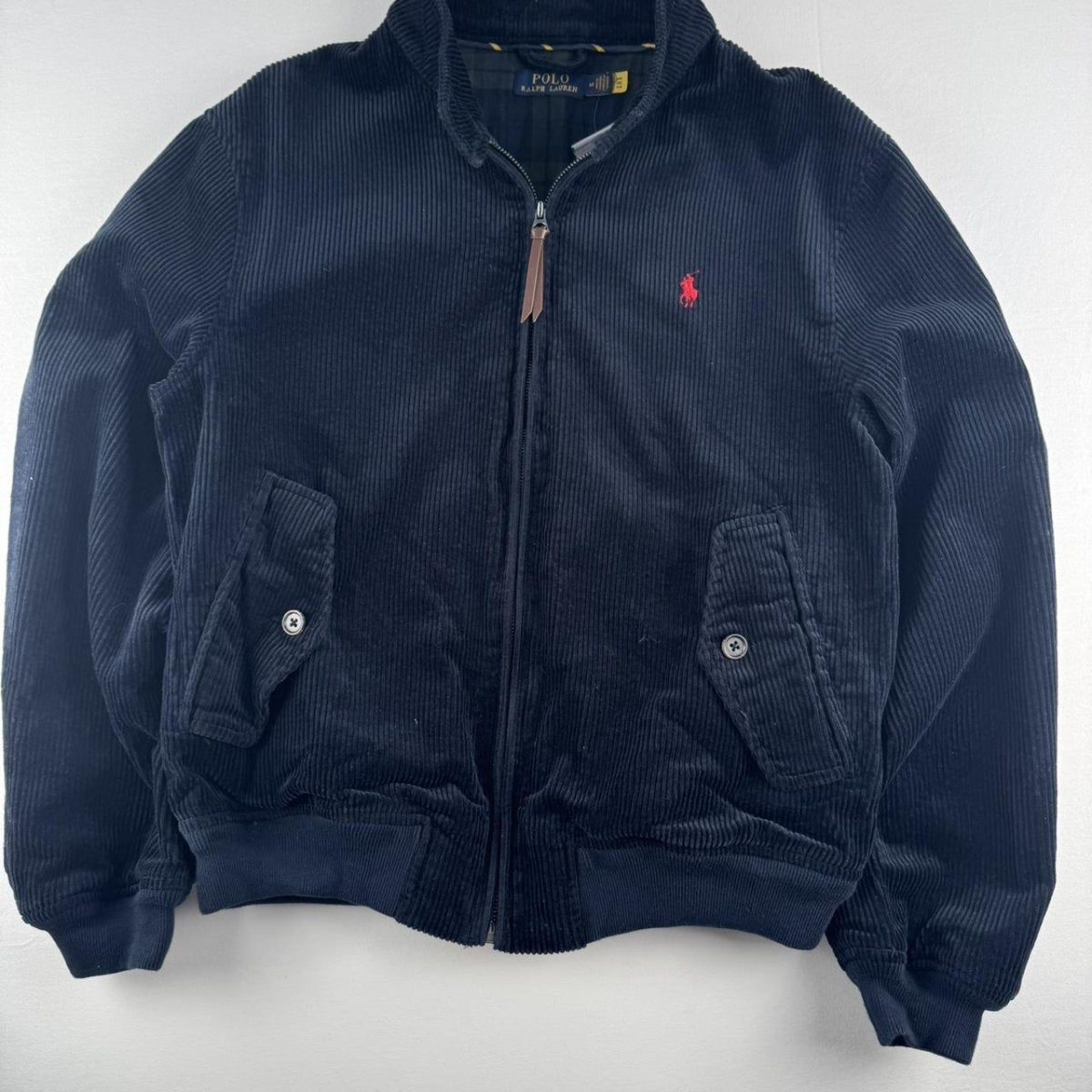 Modern Polo Ralph Lauren Corduroy Harrington Bomber Jacket S - Threads Uncovered