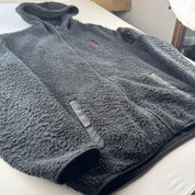 Modern Polo Ralph Lauren Red Pony Sherpa High Neck Fleece Jacket XL - Threads Uncovered