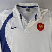 Nike 2007 France Rugby Long Sleeve Rugby Polo XL - Threads Uncovered