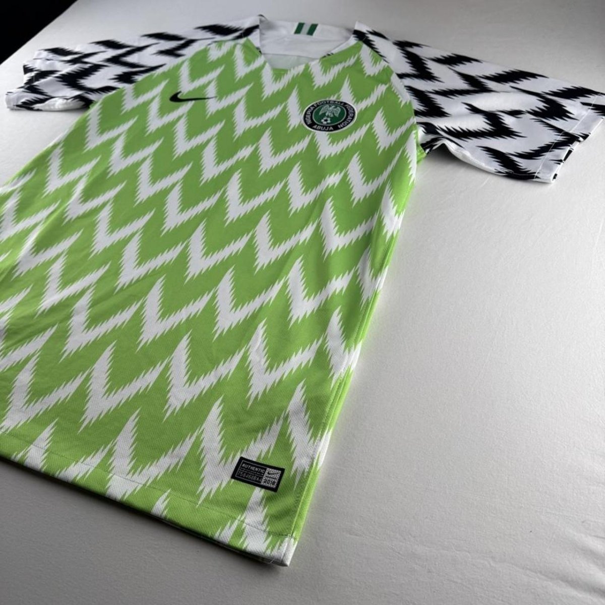 Nike 2018 Embroidered Nigeria Home Jersey XL - Threads Uncovered