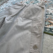 Nike ACG Beige Tan Embroidered Cargo Pants 32W - Threads Uncovered