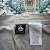 Nike ACG Beige Tan Embroidered Cargo Pants 32W - Threads Uncovered