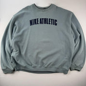 Nike Athletic Embroidered Spellout Sweatshirt XL - Threads Uncovered
