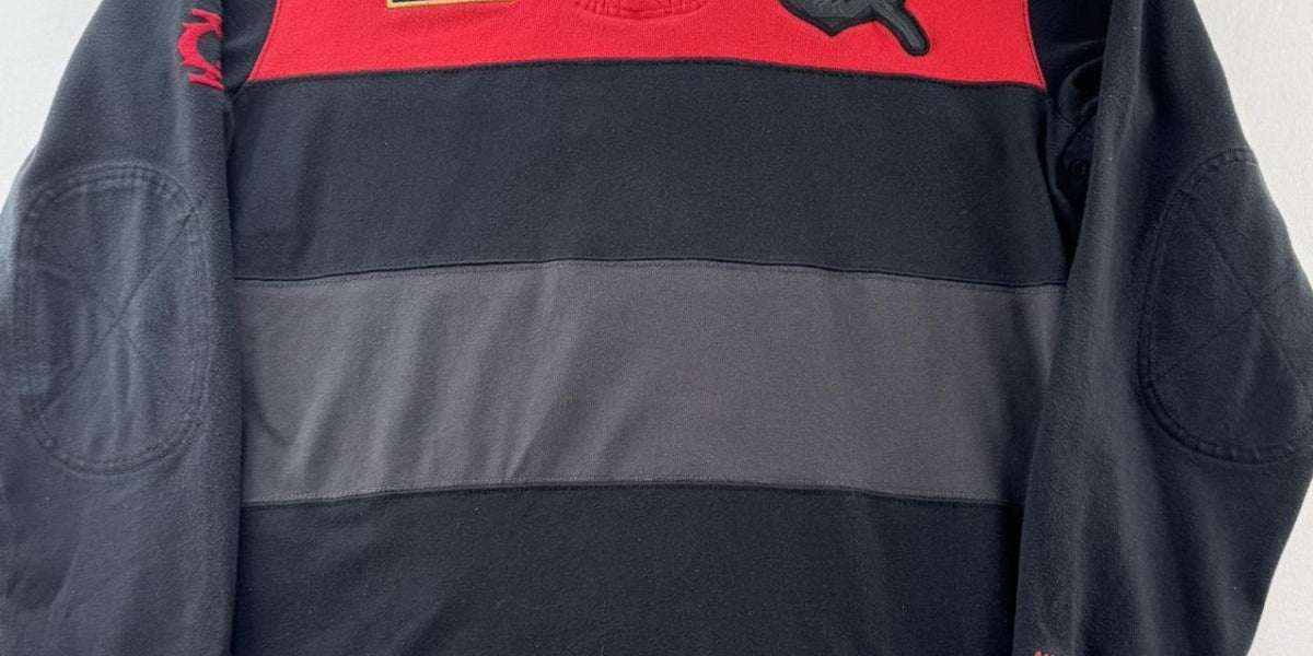Nike Early 2000s Brazilian Thick Rugby Polo Shirt L - Threads Uncovered