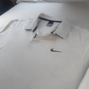 Nike Embroidered 2000s Swoosh Rugby Polo XL - Threads Uncovered
