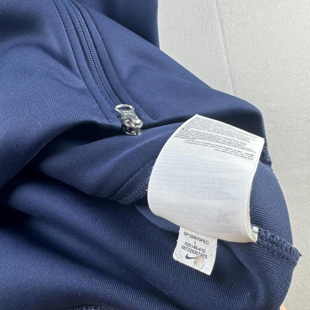 Nike France Embroidered Cotton Track Jacket L - Threads Uncovered