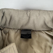 Nike T90 Barcelona FC Puffer Jacket in Beige Size S - Threads Uncovered