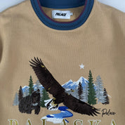 Palace Palaska Embroidered Heavyweight Crewneck S - Threads Uncovered