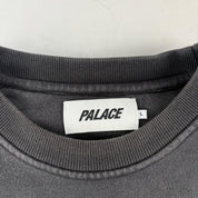 Palace Skateboards Heavyweight Black Single Crew L - Threads Uncovered