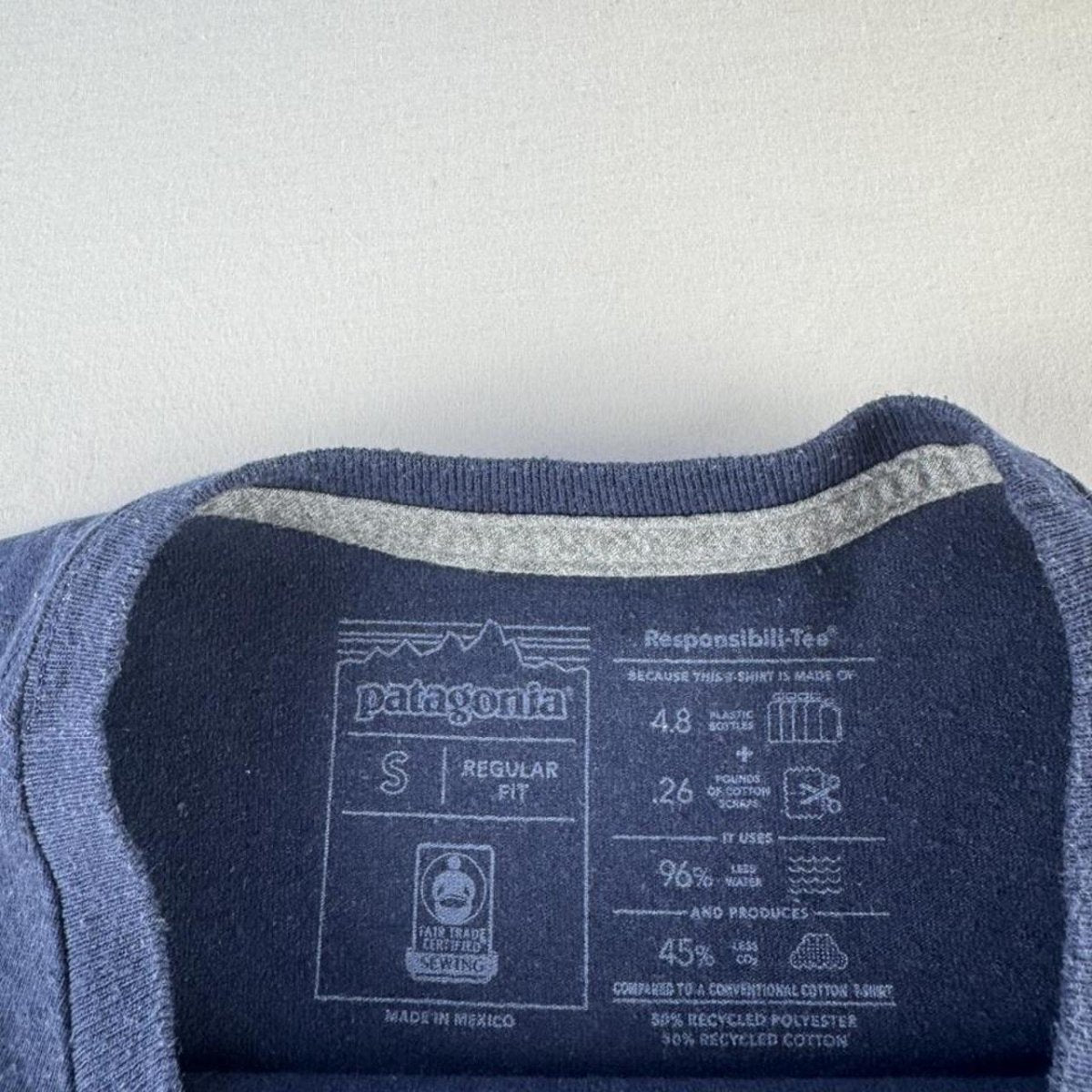 Patagonia Navy Uprisal T-Shirt S - Threads Uncovered