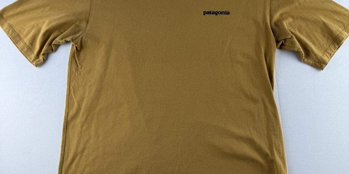 Patagonia Organic Cotton Mustard Uprisal T-Shirt S - Threads Uncovered