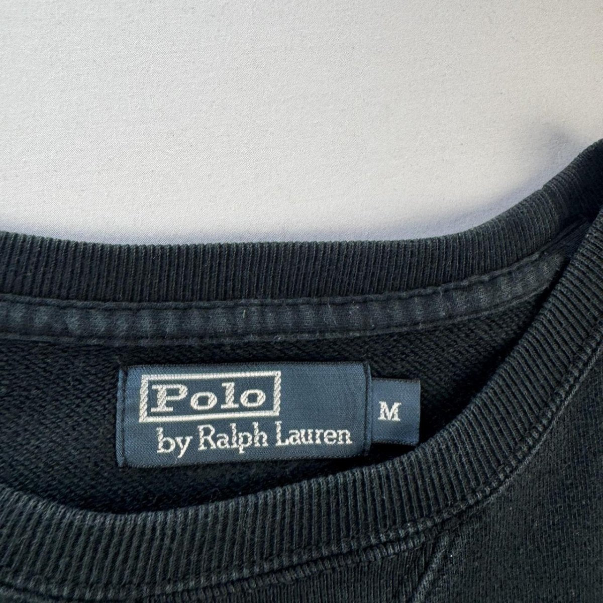Polo By Ralph Lauren Crewneck Sweatshirt in Black Size M - Threads Uncovered