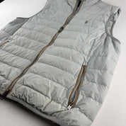 Polo Golf White Puffer Gilet S - Threads Uncovered