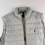 Polo Golf White Puffer Gilet S - Threads Uncovered