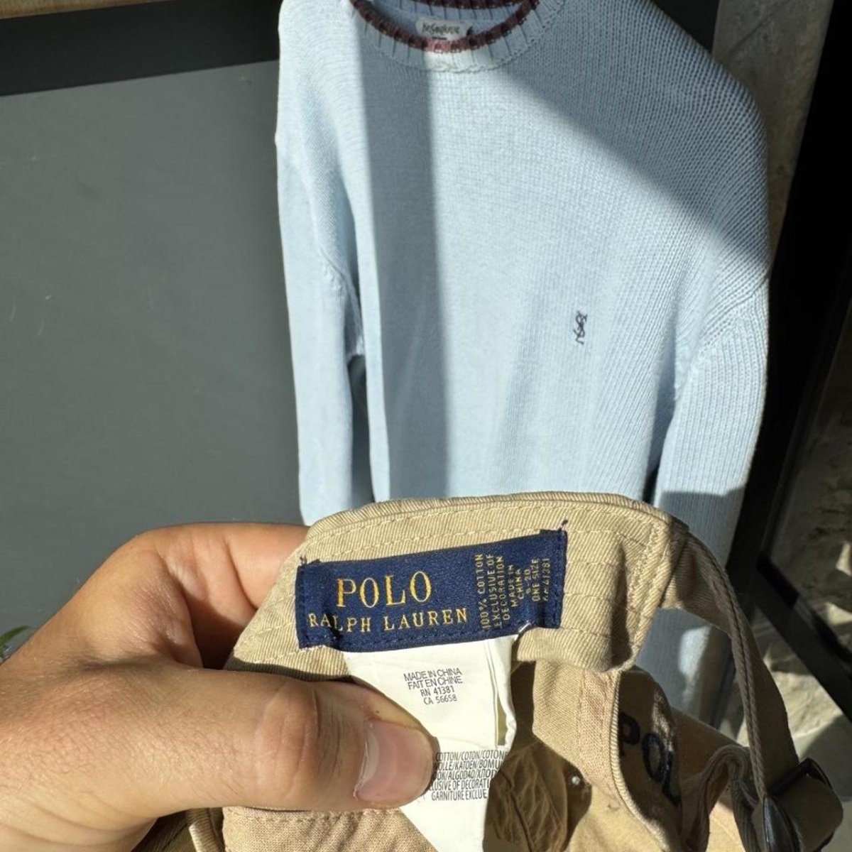 Polo Ralph Lauren Beige Embroidered Pony Cap - Threads Uncovered