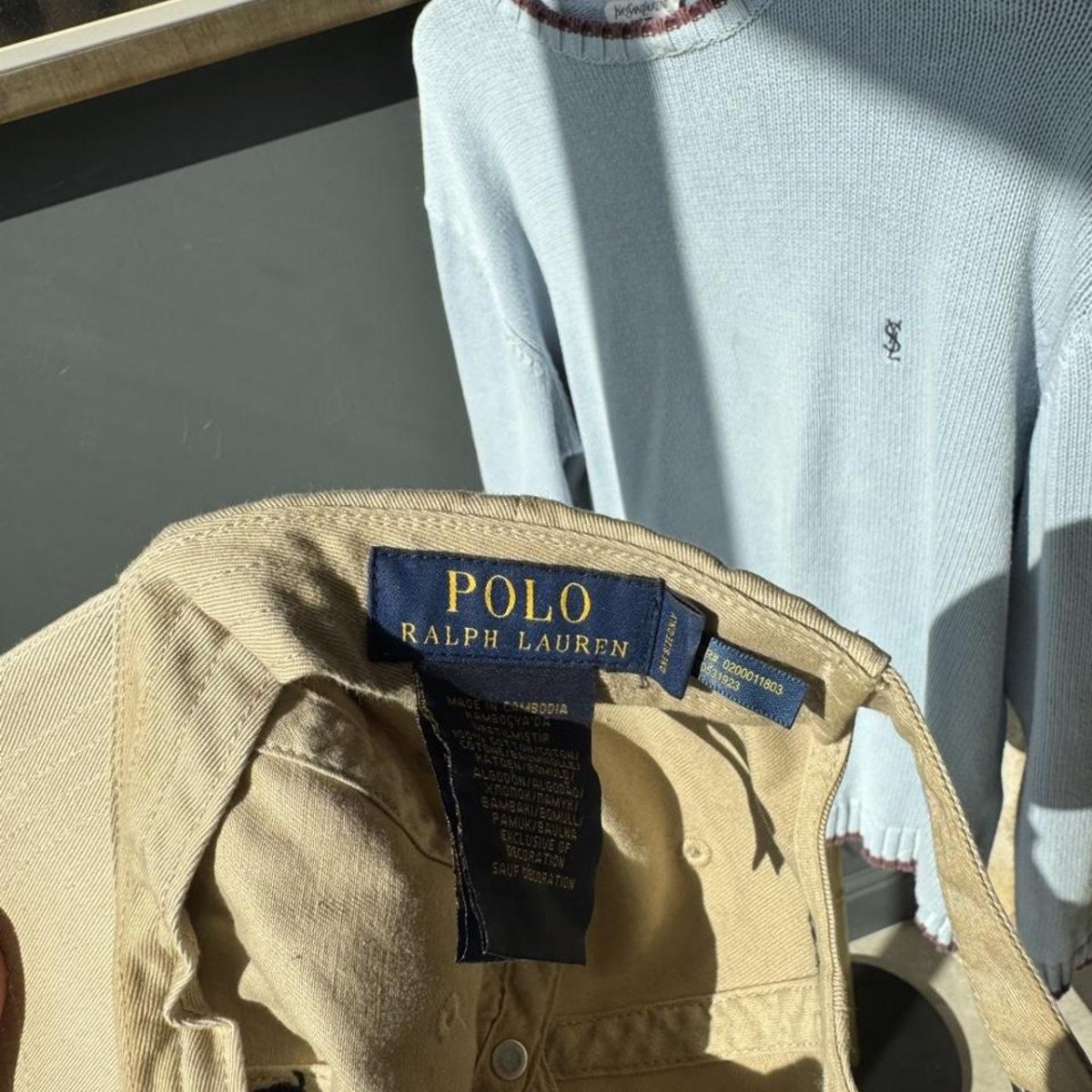 Polo Ralph Lauren Beige Pony Embroidered Cap - Threads Uncovered