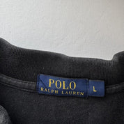 Polo Ralph Lauren Black Long Sleeve Polo Shirt L - Threads Uncovered