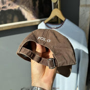Polo Ralph Lauren Brown Embroidered Pony Cap - Threads Uncovered
