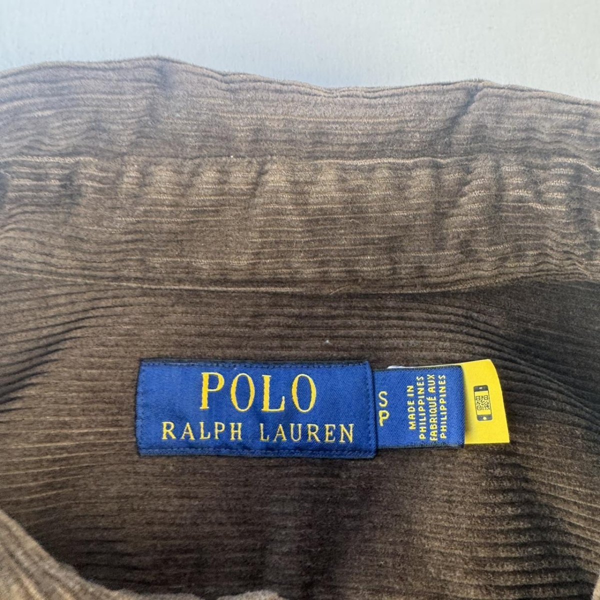 Polo Ralph Lauren Brown Full Zip Corduroy Shacket S - Threads Uncovered