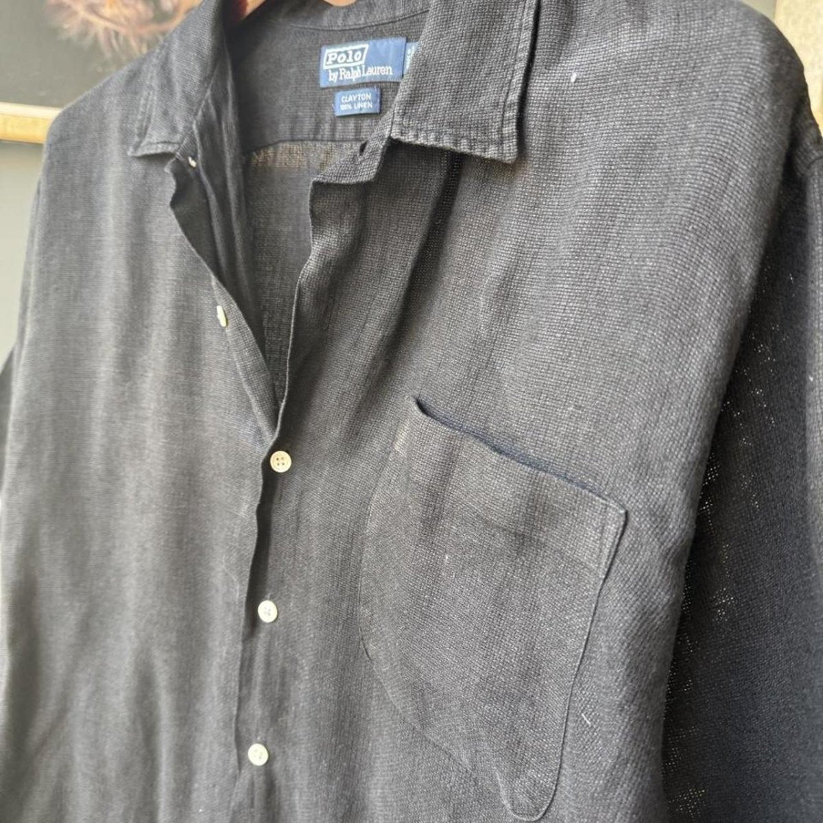 Polo Ralph Lauren Clayton Linen Shirt XL - Threads Uncovered