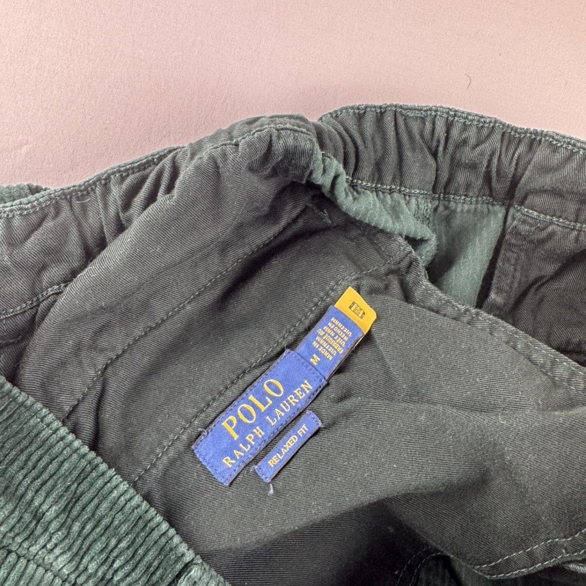 Polo Ralph Lauren Corduroy Baggy Trousers M - Threads Uncovered