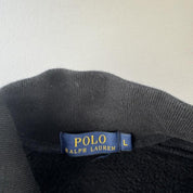 Polo Ralph Lauren Cotton Embroidered Fleece Logo Full Zip L - Threads Uncovered