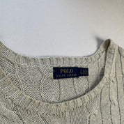 Polo Ralph Lauren Crewneck Knit Sweater in Beige Size L - Threads Uncovered