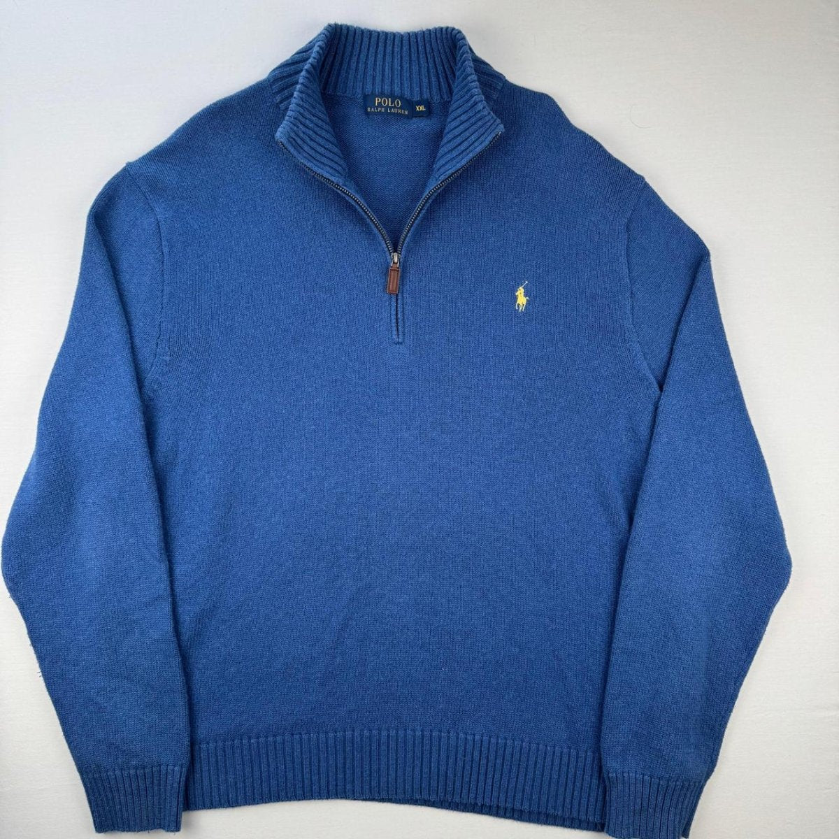 Polo Ralph Lauren Crewneck Knit Sweater in Blue Size XXL - Threads Uncovered