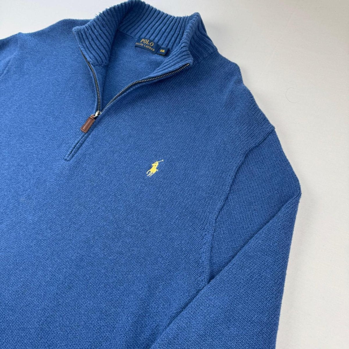 Polo Ralph Lauren Crewneck Knit Sweater in Blue Size XXL - Threads Uncovered