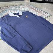 Polo Ralph Lauren Embroidered Big Pony Thick Rugby Polo XL - Threads Uncovered