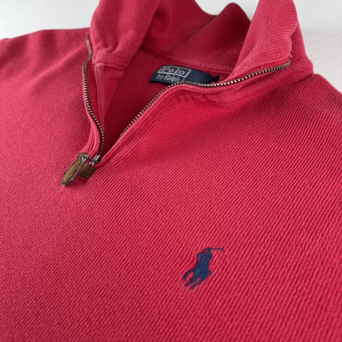 Polo Ralph Lauren Embroidered Logo Quarter Zip S - Threads Uncovered