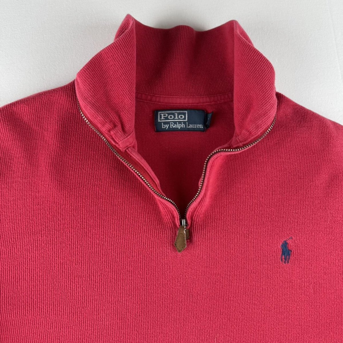 Polo Ralph Lauren Embroidered Logo Quarter Zip S - Threads Uncovered