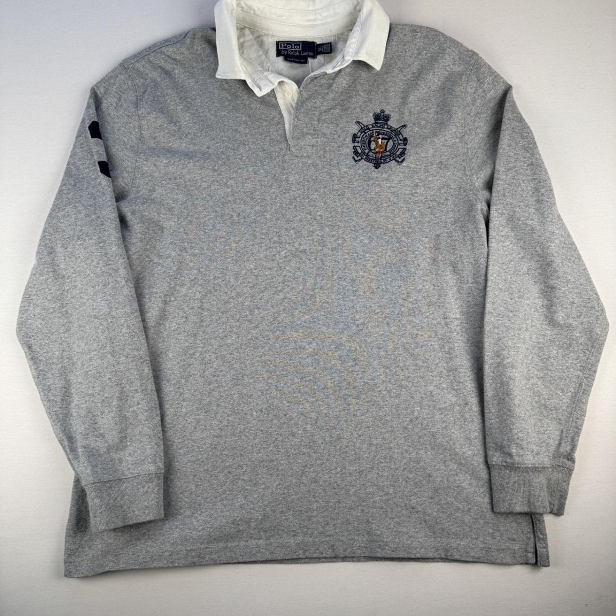 Polo Ralph Lauren Embroidered Logo Rugby Polo Shirt XL - Threads Uncovered