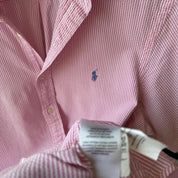 Polo Ralph Lauren Embroidered Pony Cotton Shirt M - Threads Uncovered